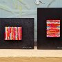 Coloured lines 29 SOLD,31 2024, 20x15, Acryl-Lack auf LW,  € 79 SOLD